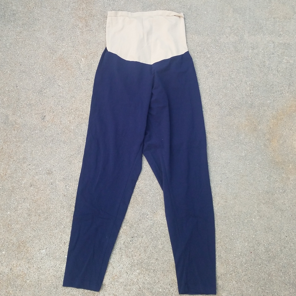 2XL Motherhood Maternity Navy Leggings